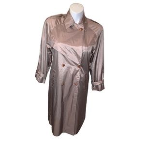 J. Gallery Petite Trench Coat Jacket, Size 5/6